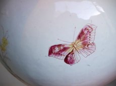 画像7: 薔薇と蝶柄　ピンクぼかし　大きめジャグ (7)