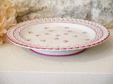 画像3: リュネヴィルK&G 薔薇柄陶器のパニエコンポティエ (3)