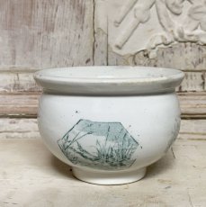 画像4: 小鳥の巣柄コロンとした陶器のパテポット (4)