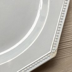 画像5: クレイユエモントロー　オクトゴナル　ブルーグレー皿 (5)