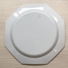 画像4: クレイユエモントロー　オクトゴナル　ブルーグレー皿 (4)