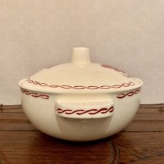 画像3: バドンヴィレー　薔薇柄陶器のスーピエール (3)