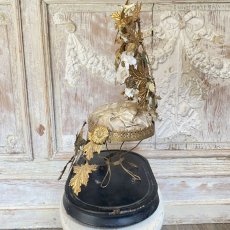 画像3: グローブ・ド・マリアージュ　メタルゴールド装飾・陶器の花の装飾の台座 (3)