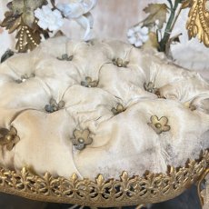 画像19: グローブ・ド・マリアージュ　メタルゴールド装飾・陶器の花の装飾の台座 (19)