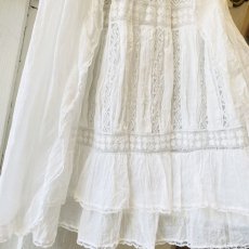 画像4: ホワイトリネンの洗礼服 (4)