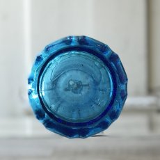 画像9: ソーダサイフォン　ブルーエッチングガラス　円錐形 (9)