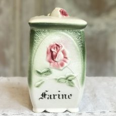 画像2: バルボティーヌ　薔薇のキャニスター　Farine (2)