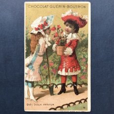 画像1: 庭仕事をする少女たちのトレードカード (1)