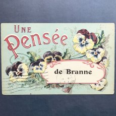 画像1: パンジー ”de Branne” ポストカード (1)