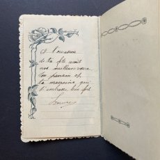 画像2: シルクの薔薇の刺繍見開きカード (2)