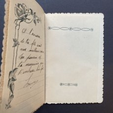 画像3: シルクの薔薇の刺繍見開きカード (3)