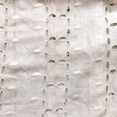 画像8: 綿のカットワークベビードレス (8)