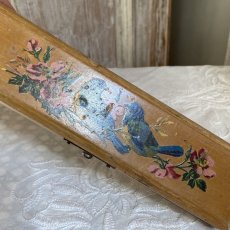 画像15: 小鳥と野バラの木製ペンケース (15)