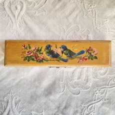 画像6: 小鳥と野バラの木製ペンケース (6)