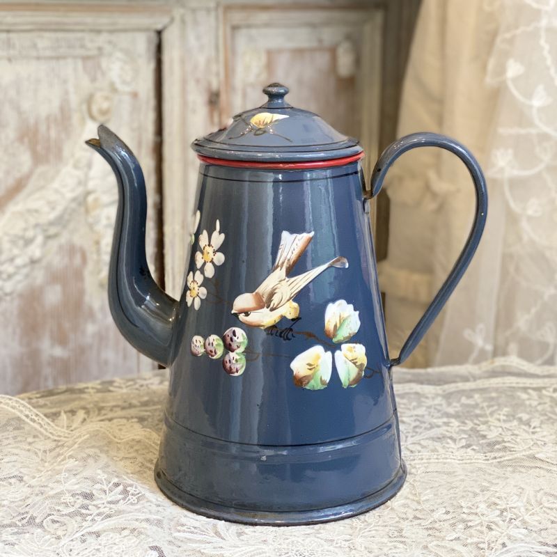 カントリーホーローポット