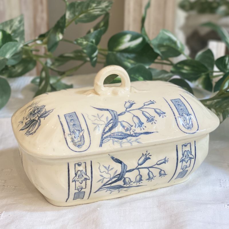 フランスアンティーク 鳥と植物の融和が美しい ムーランデルー窯 フランスアンティーク 鳥と植物の融和が美しい ムーランデルー窯